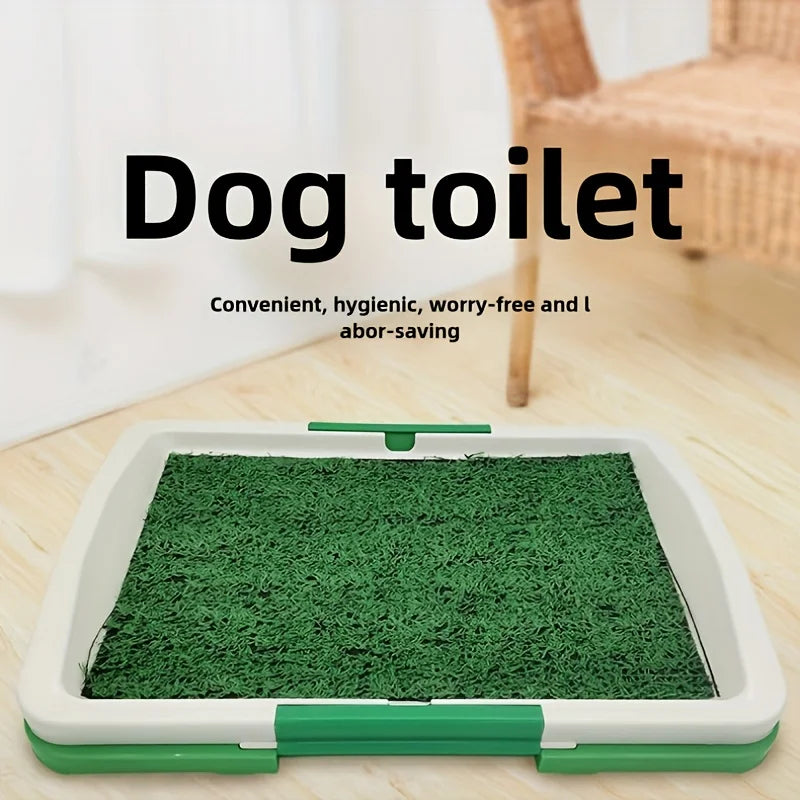 Indoor Pet Toilet with Grass Surface