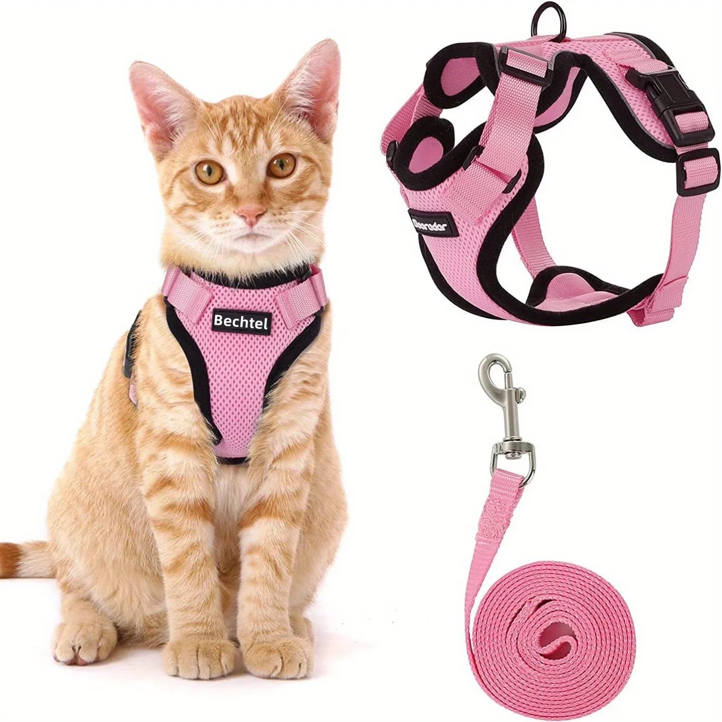 Cat Leash Vest Pet Chest Carrier