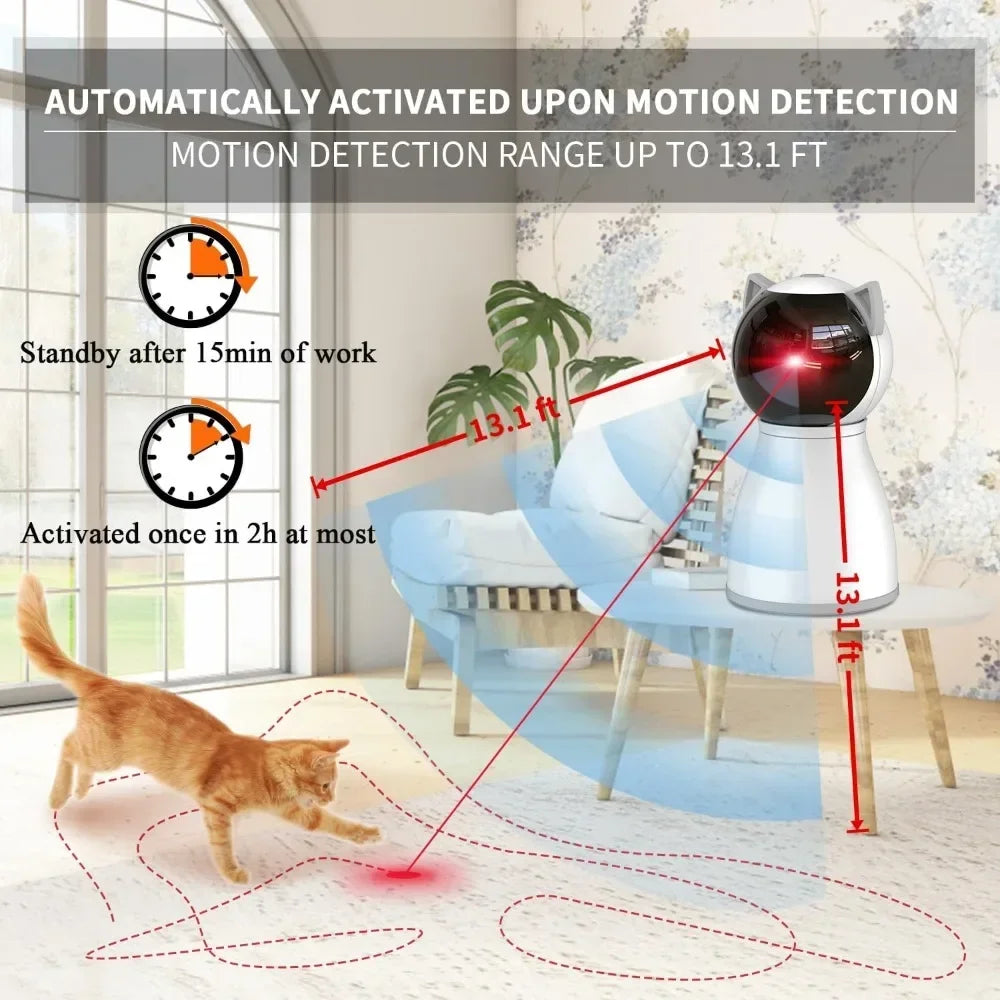 Laser Cat Toys - Motion Activated
