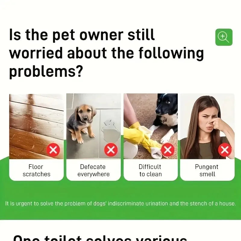 Indoor Pet Toilet with Grass Surface