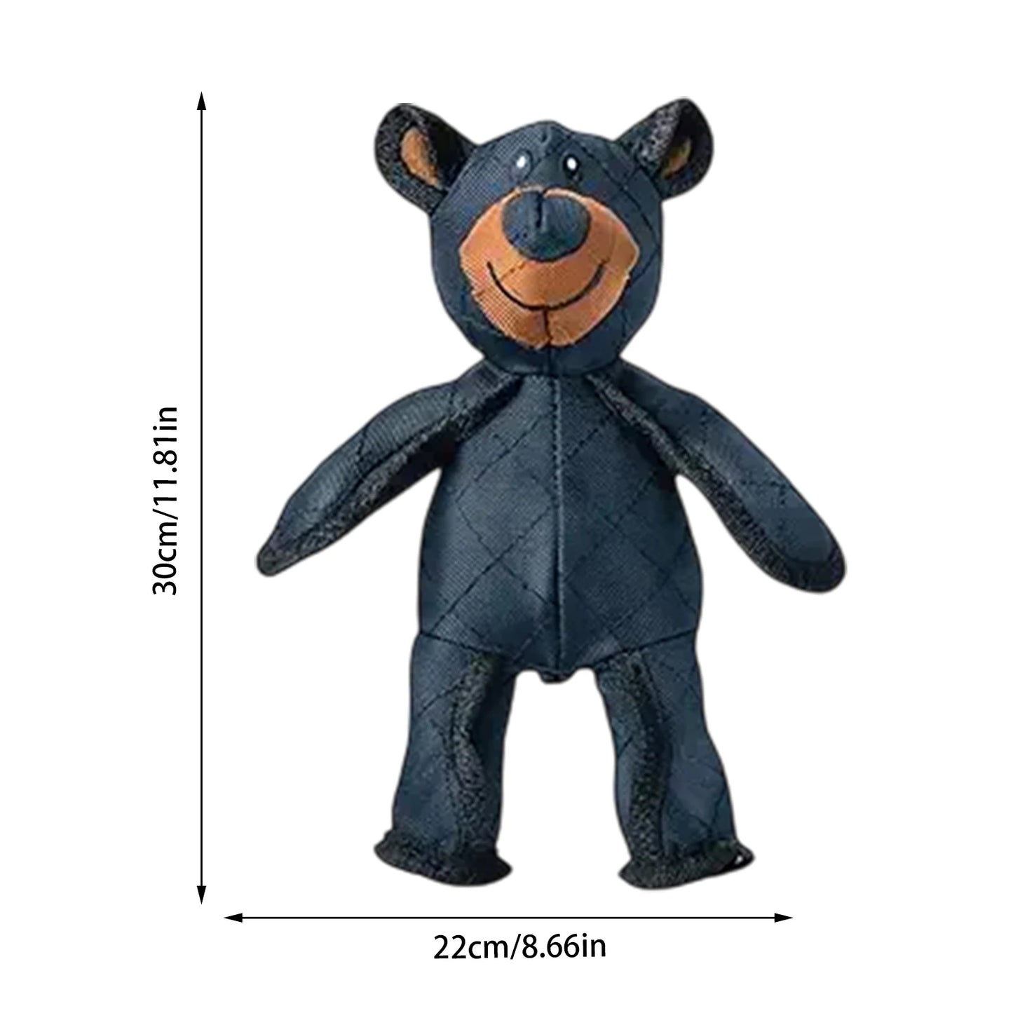 Squeaky Plush Bear Chew Toy for Dogs
