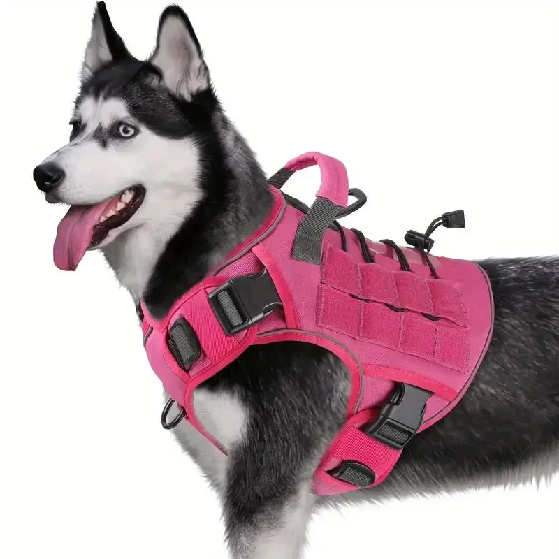 Tactical Dog Harness with Handle for Large Dogs