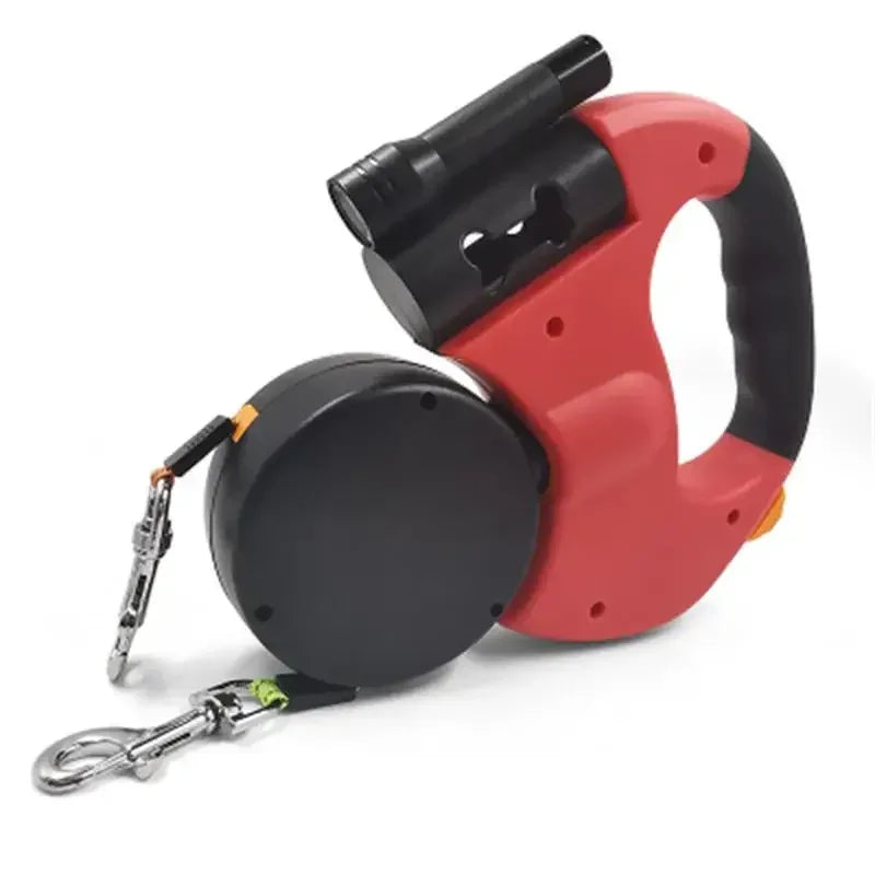3 Colors Retractable Dual Double Leash Rope