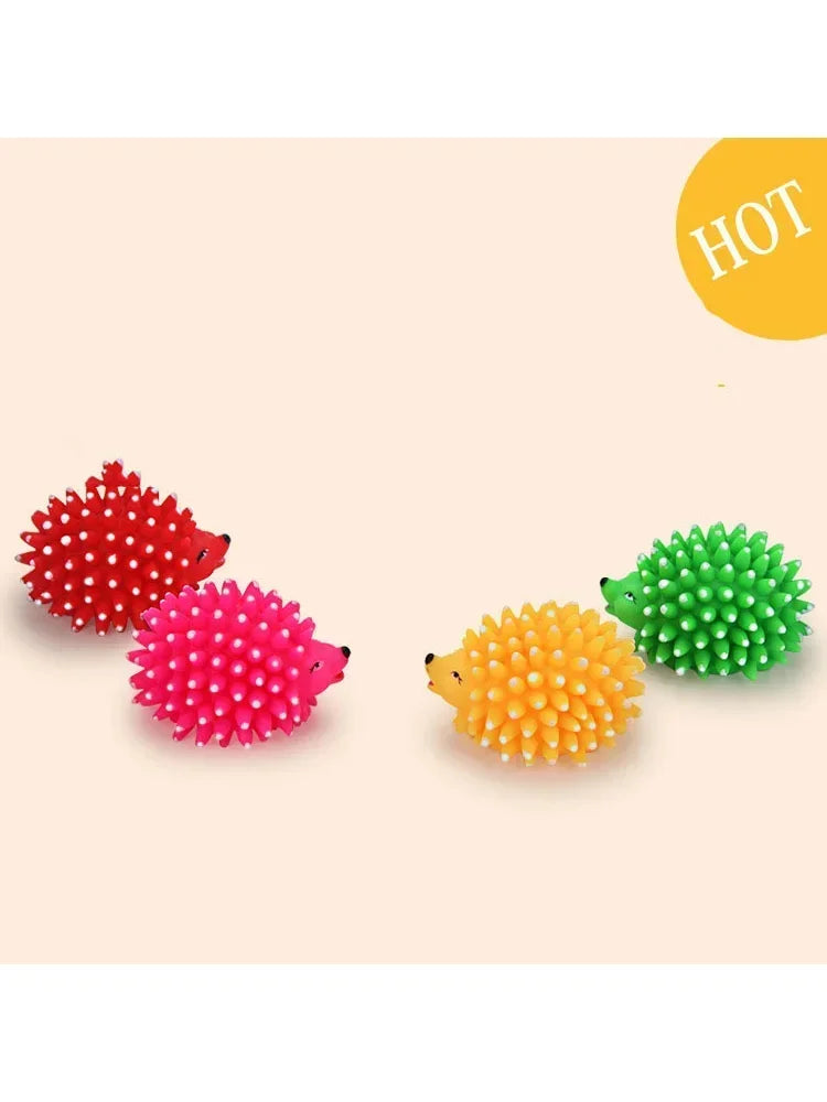 Realistic Hedgehog Soft Squeaky Pet Dog Ball Toys