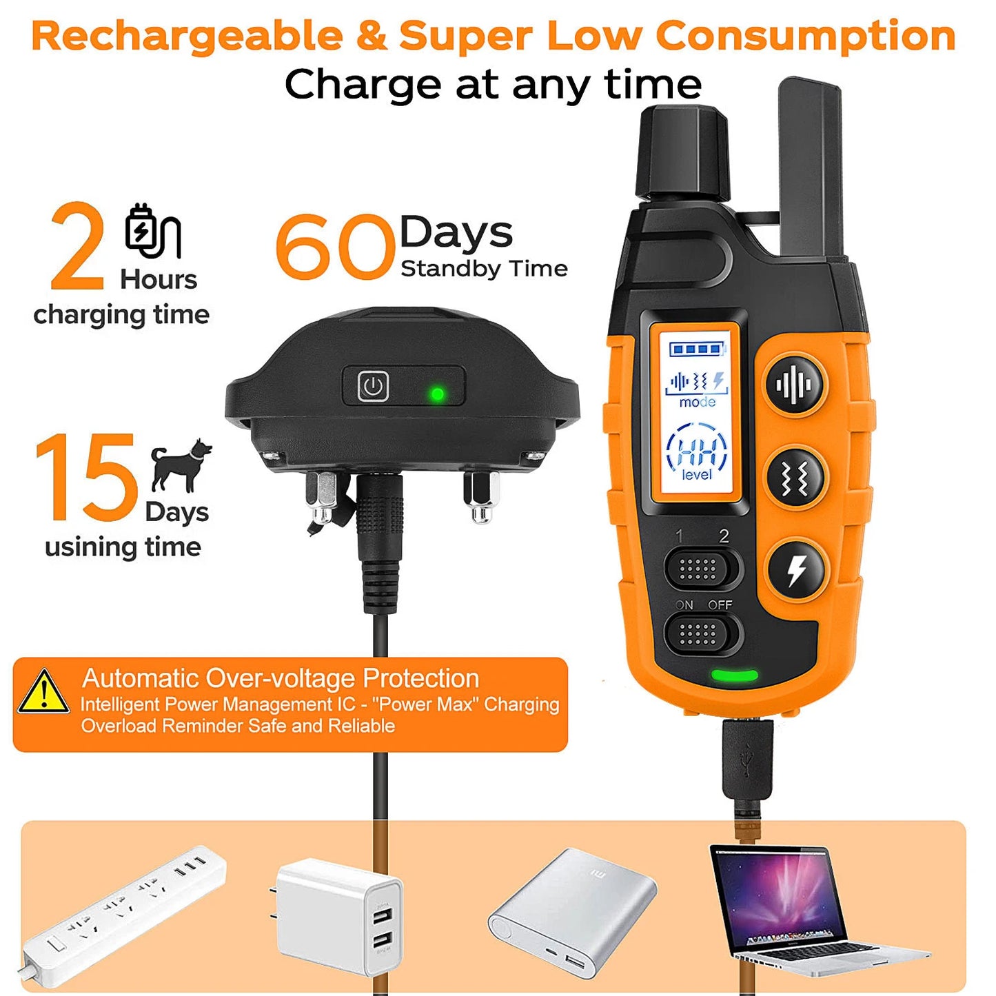 3300Ft Electric Dog Training Collar
