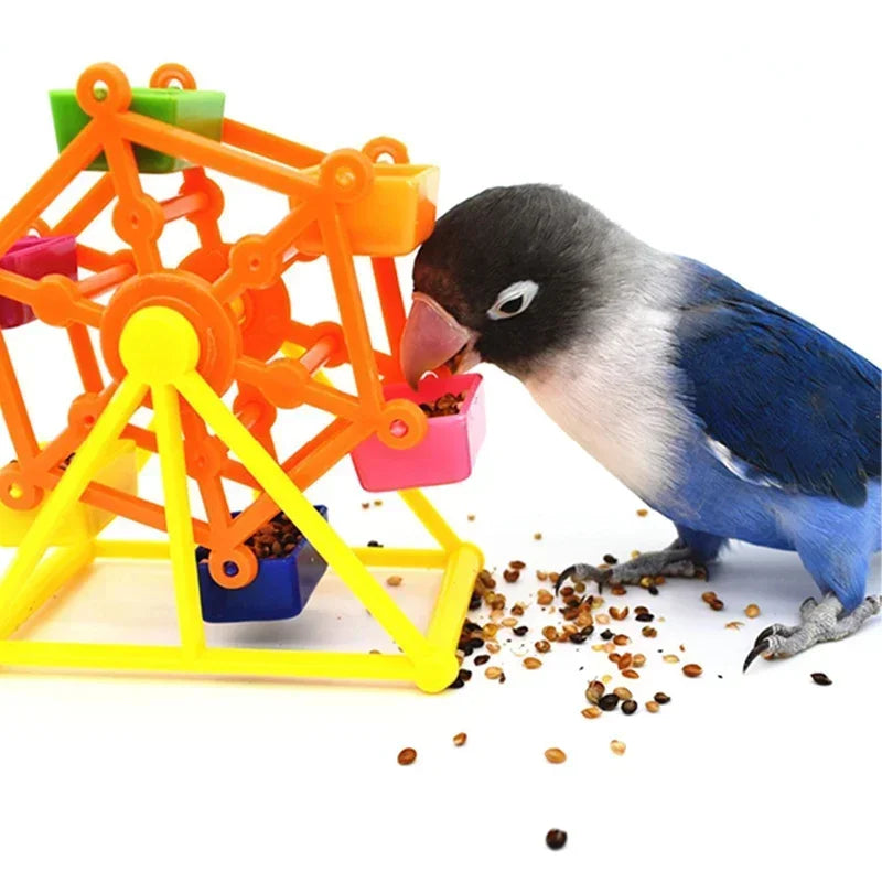 Creative Parrot Feeder Rotate Training Toys