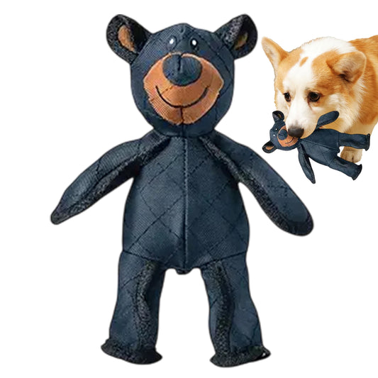 Squeaky Plush Bear Chew Toy for Dogs
