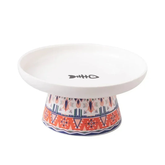 Raised Pet Food and Water Bowl