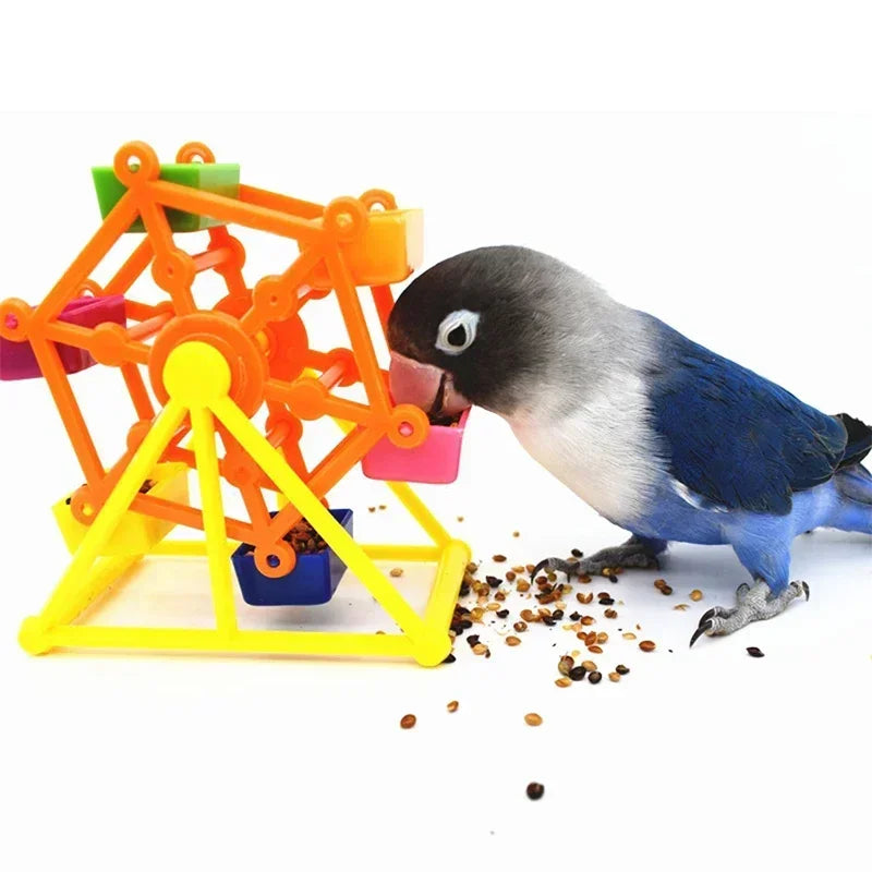Creative Parrot Feeder Rotate Training Toys