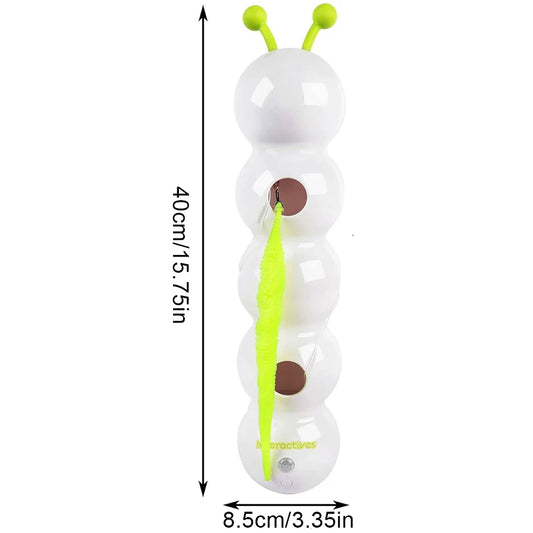 Caterpillar Teasing Cat Toy Motion Activated