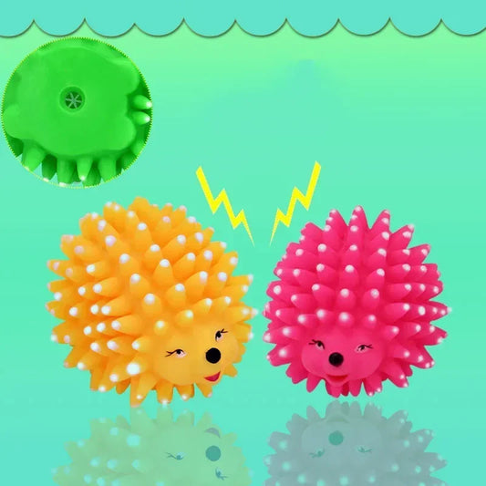 Realistic Hedgehog Soft Squeaky Pet Dog Ball Toys