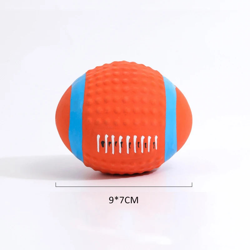 Squeaky Dog Toy Chew Rubber Balls