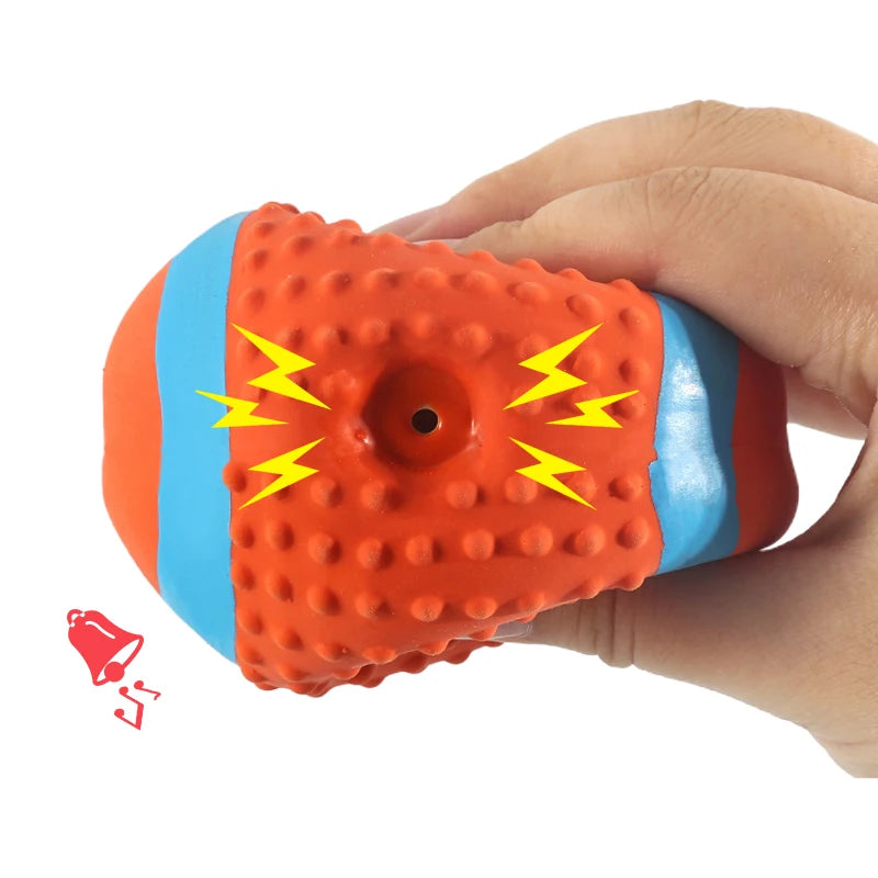 Squeaky Dog Toy Chew Rubber Balls