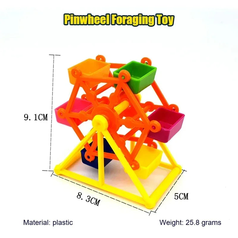 Creative Parrot Feeder Rotate Training Toys
