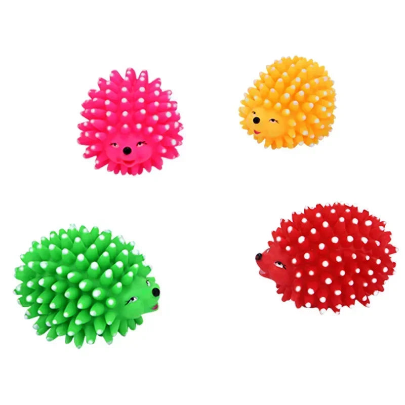 Realistic Hedgehog Soft Squeaky Pet Dog Ball Toys