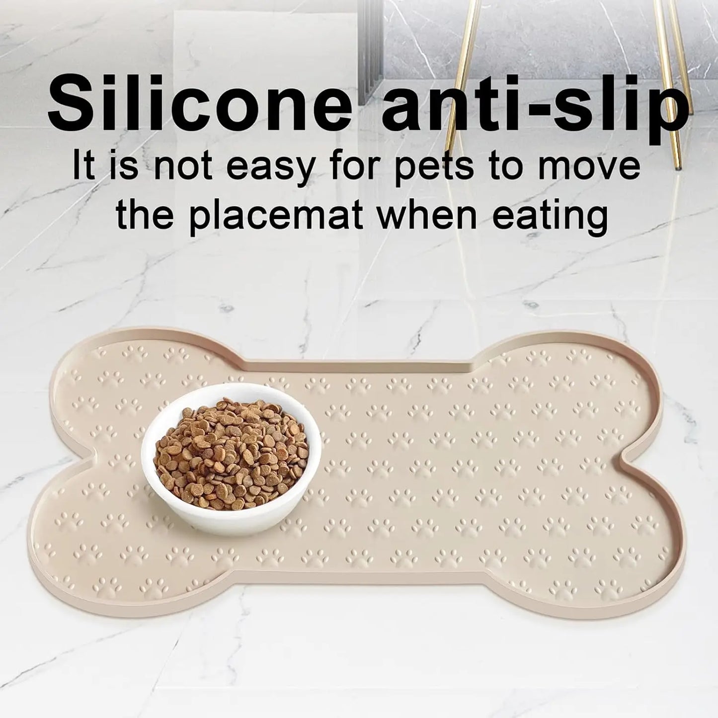 Anti-Slip Silicone Dog & Cat Feeding Mat – Waterproof