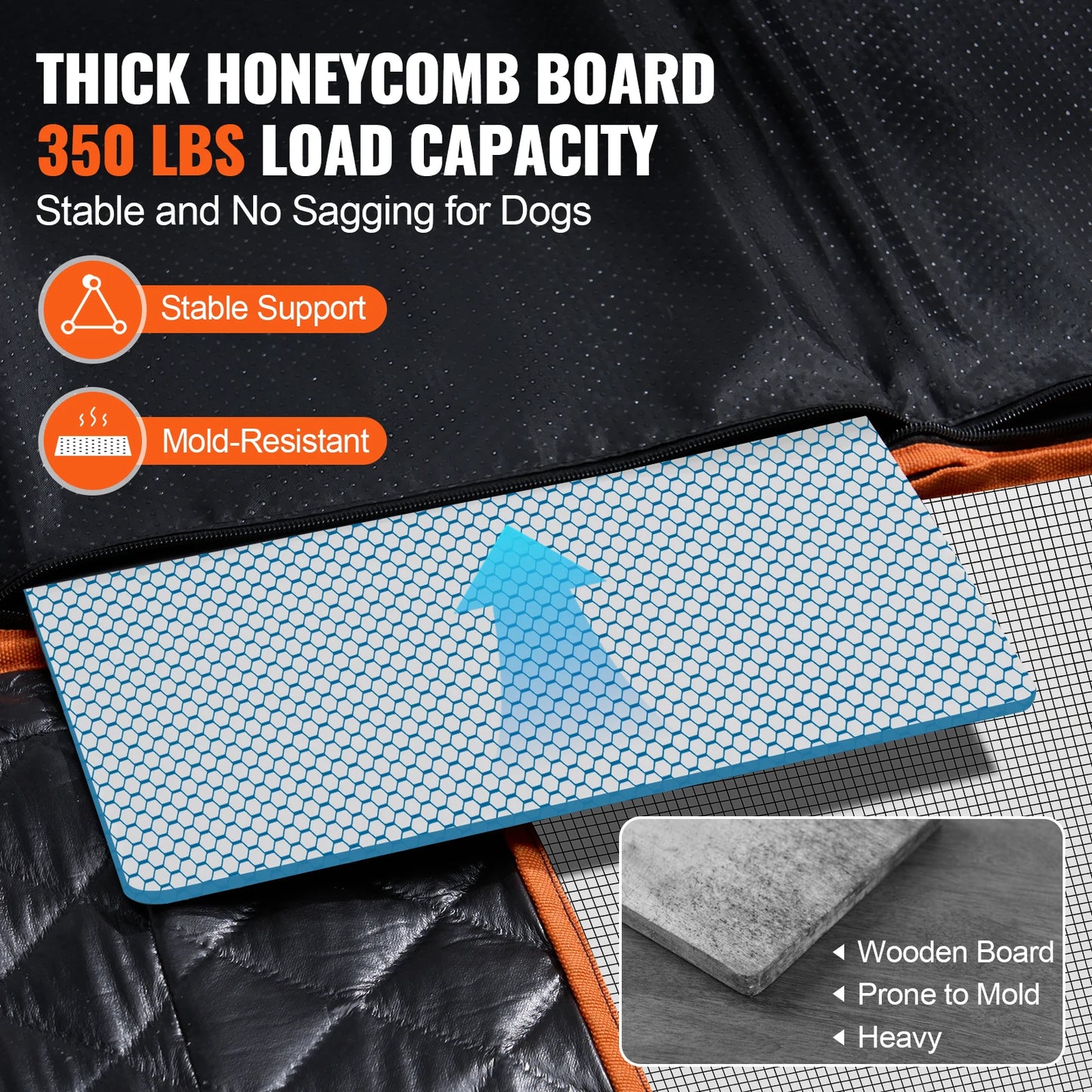 SucceBuy Back Seat Extender Dog Car Seat Cover